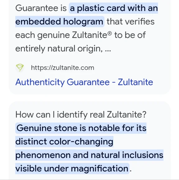 ZULTANITE - NATURAL MINED - 2 - LOOSE GEMSTONES: 20.5 CARATS - 10.25 CARATS Each - Picture 16 of 16